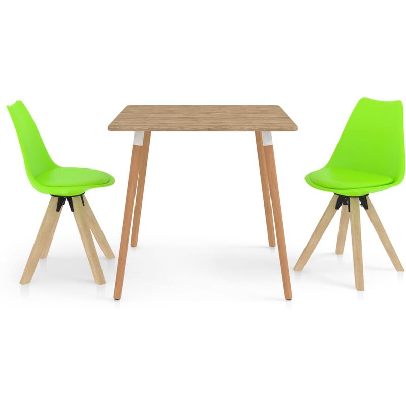 

Juego de comedor 3 piezas verde