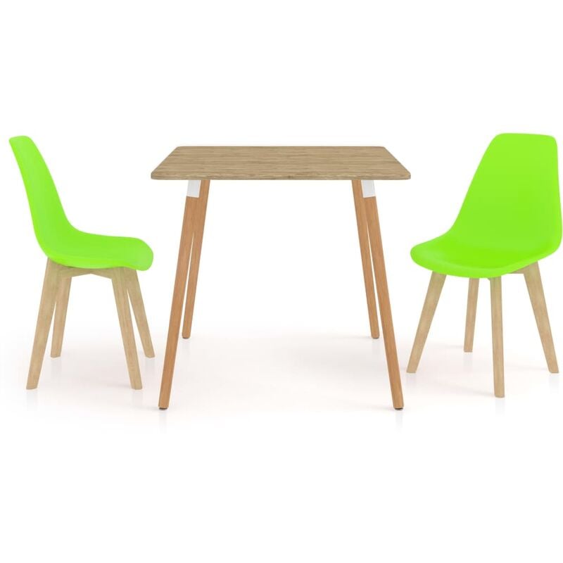 

Juego de comedor 3 piezas verde