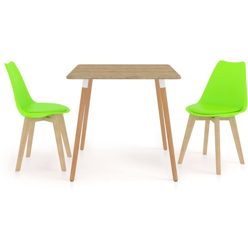

Juego de comedor 3 piezas verde