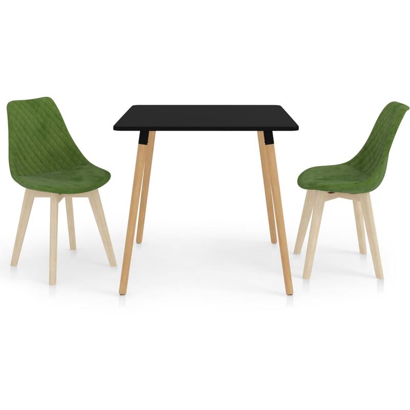 

Juego de comedor 3 piezas verde claro