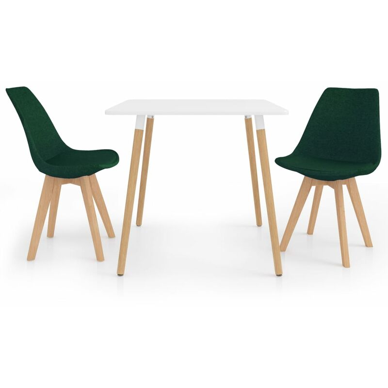 

Juego de comedor 3 piezas verde oscuro