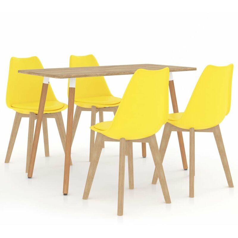 

Juego de comedor 5 piezas amarillo