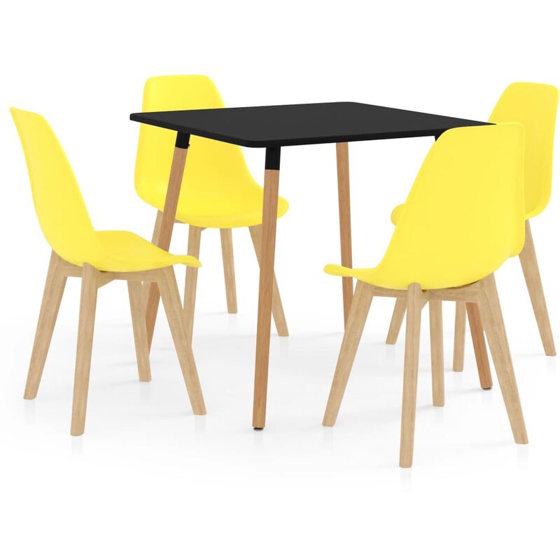 

Juego de comedor 5 piezas amarillo