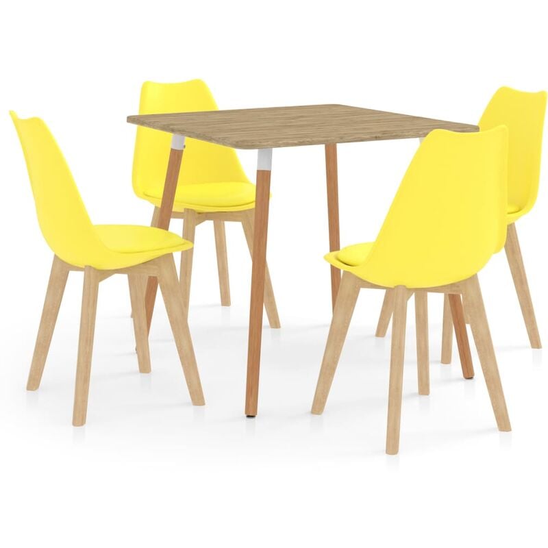 

Juego de comedor 5 piezas amarillo