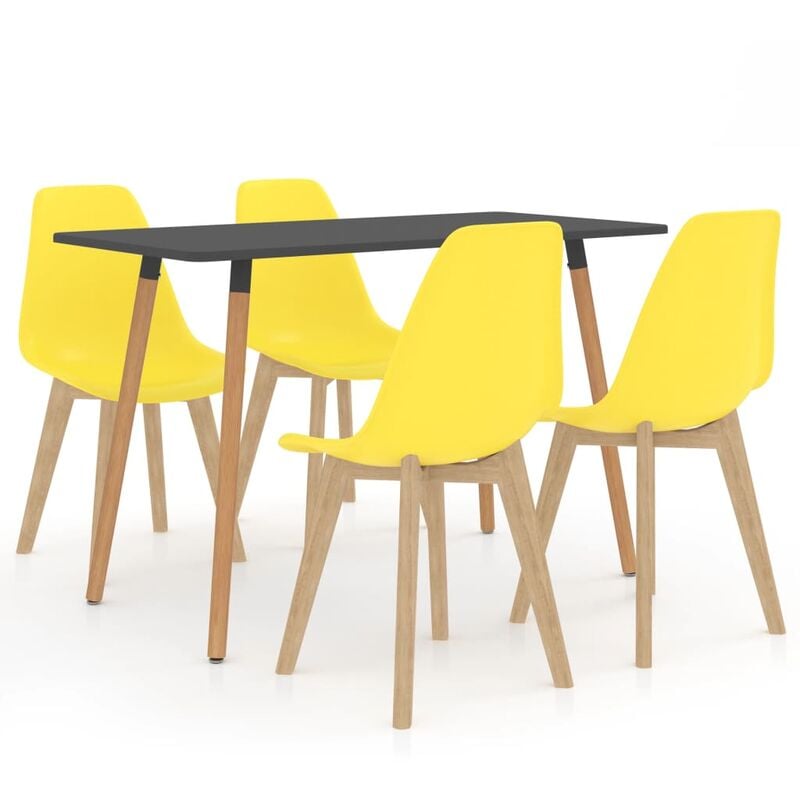 

Juego de comedor 5 piezas amarillo
