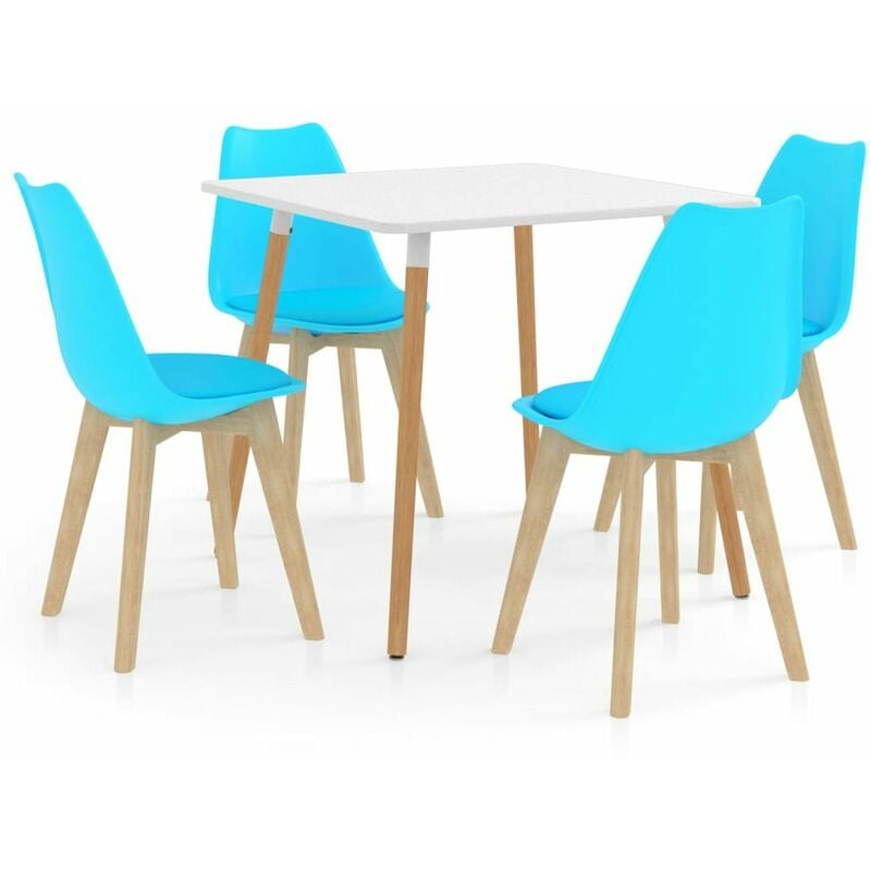 

Juego de comedor 5 piezas azul