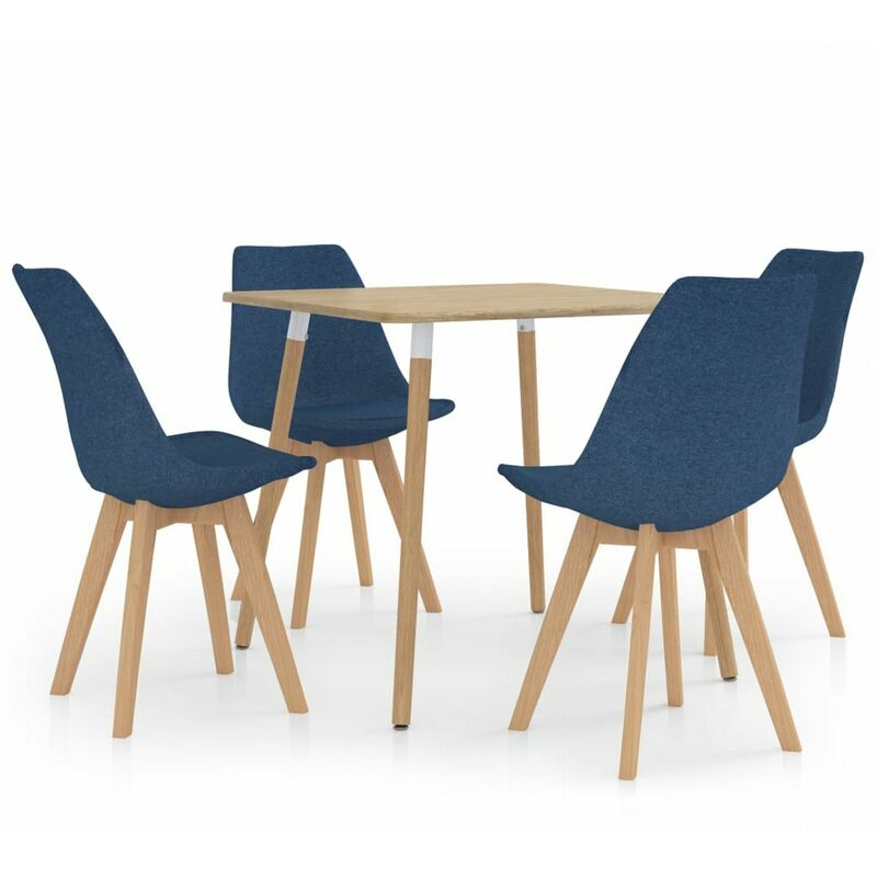 

Happyshopping - Juego de comedor 5 piezas azul