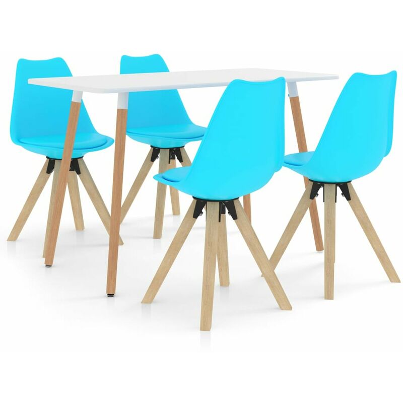 

Juego de comedor 5 piezas azul