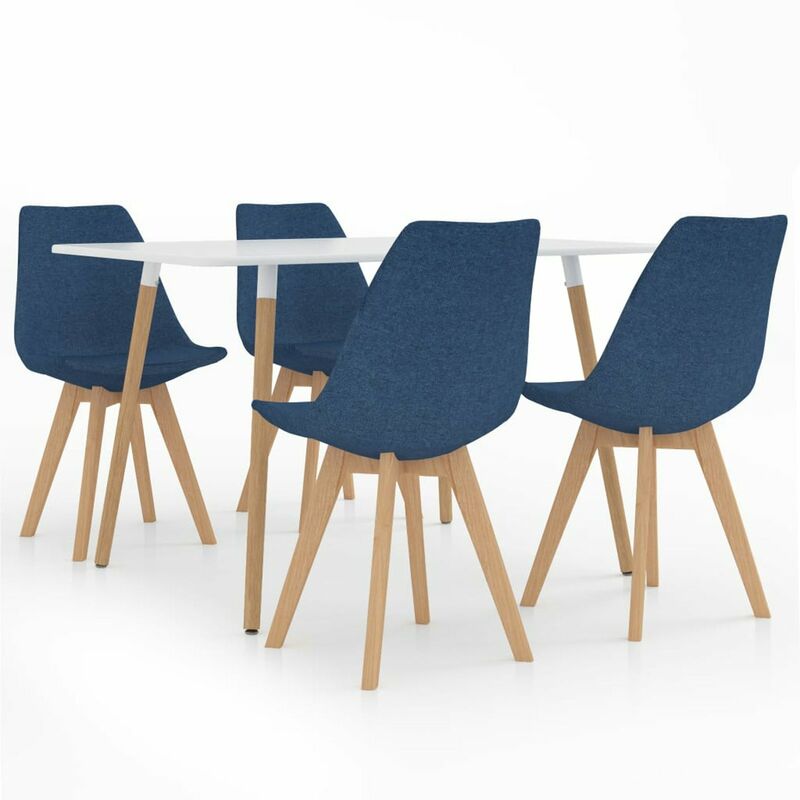 

Juego de comedor 5 piezas azul