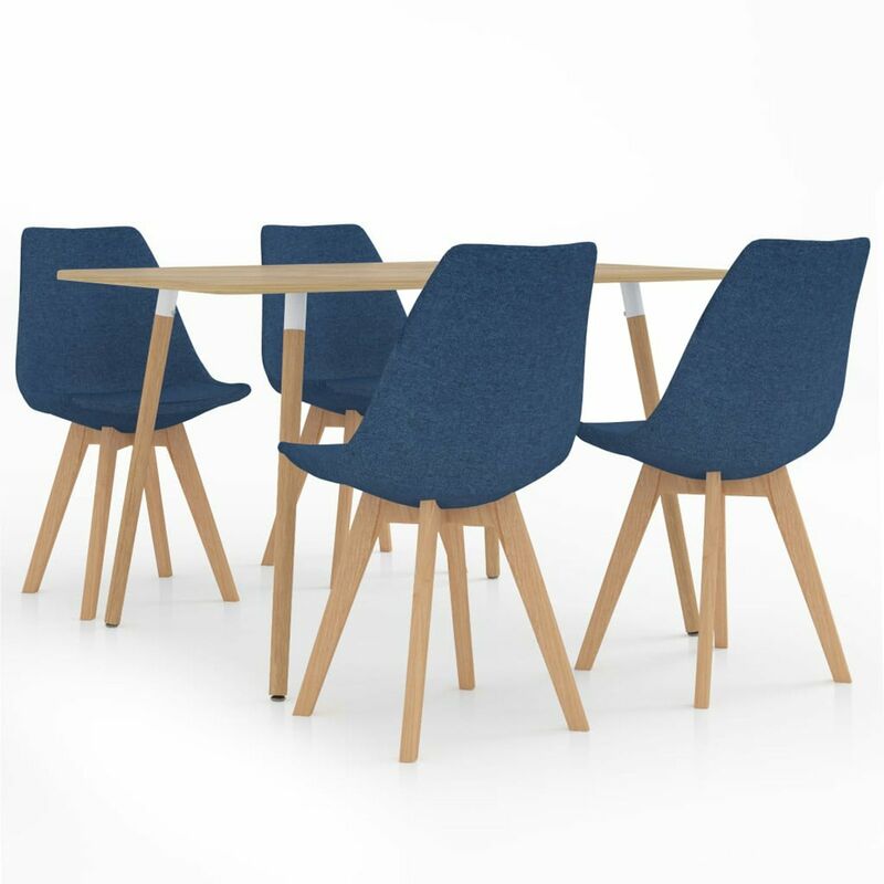 

Juego de comedor 5 piezas azul