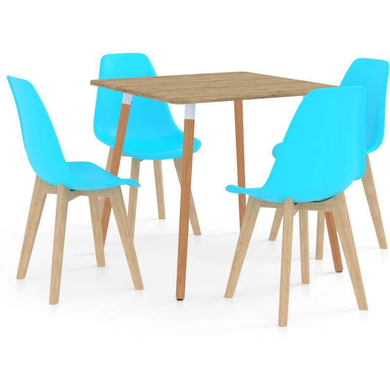 

Juego de comedor 5 piezas azul