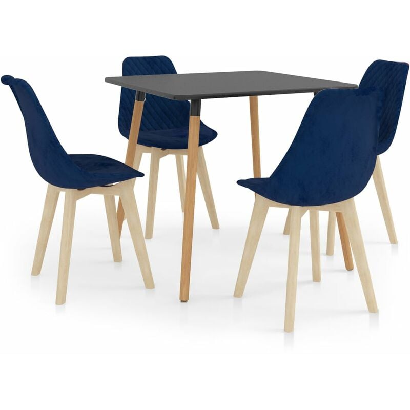 

Juego de comedor 5 piezas azul