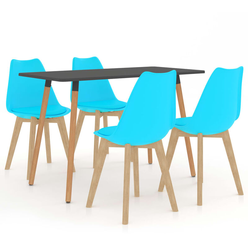 

Juego de comedor 5 piezas azul