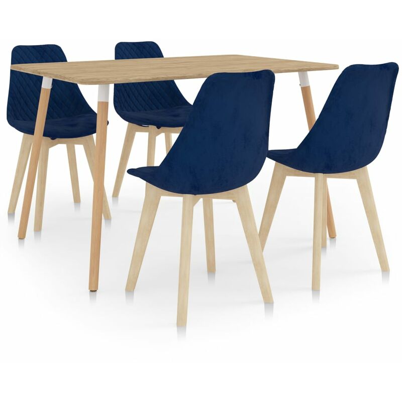 

Juego de comedor 5 piezas azul