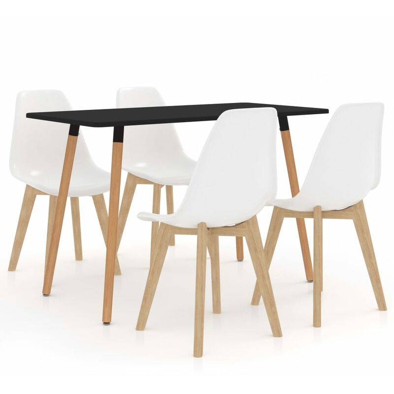 

Youthup - Juego de comedor 5 piezas blanco - Blanco