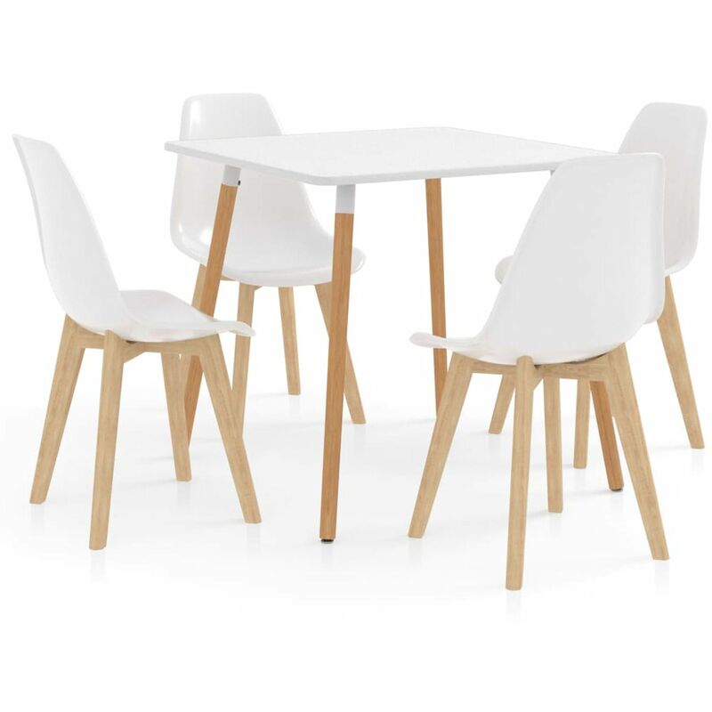 

Juego de comedor 5 piezas blanco