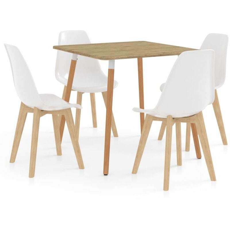 

Juego de comedor 5 piezas blanco