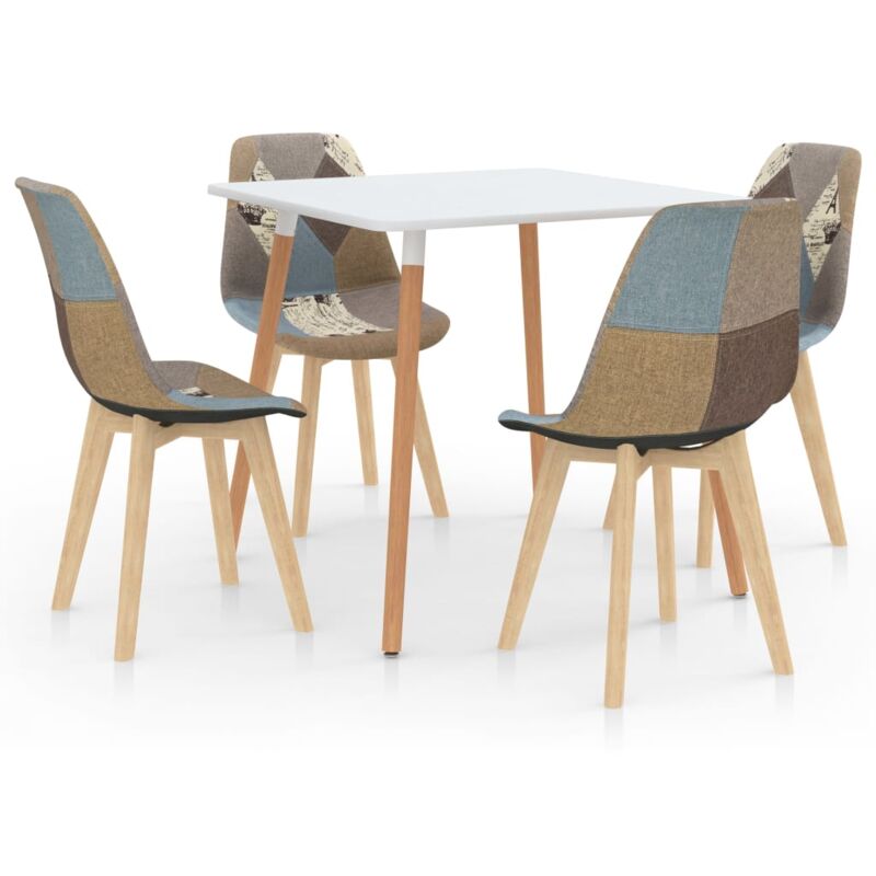 

vidaXL Juego de Comedor 5 Piezas Gris Modelo 1 - Gris