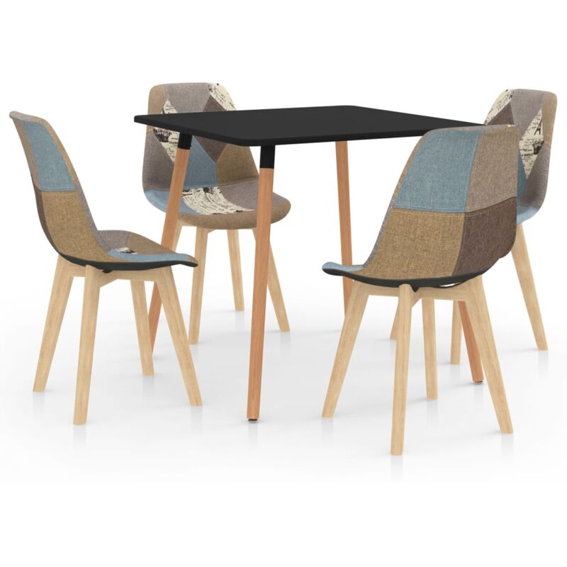 

vidaXL Juego de Comedor 5 Piezas Gris Modelo 2 - Gris