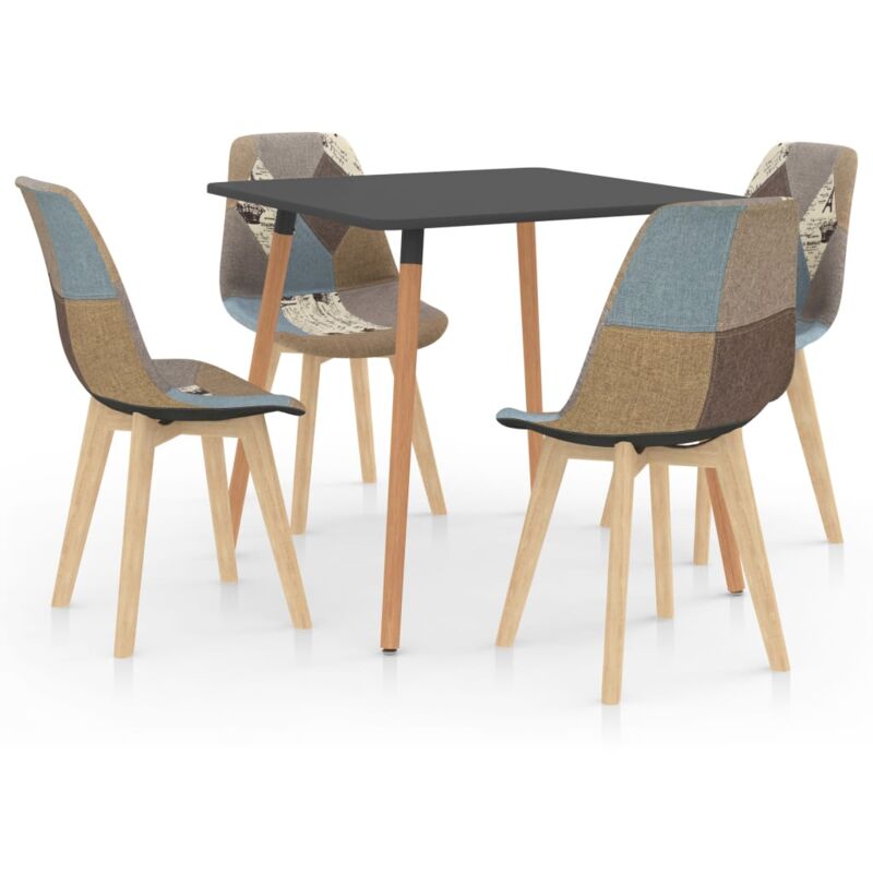 

vidaXL Juego de Comedor 5 Piezas Gris Modelo 3 - Gris
