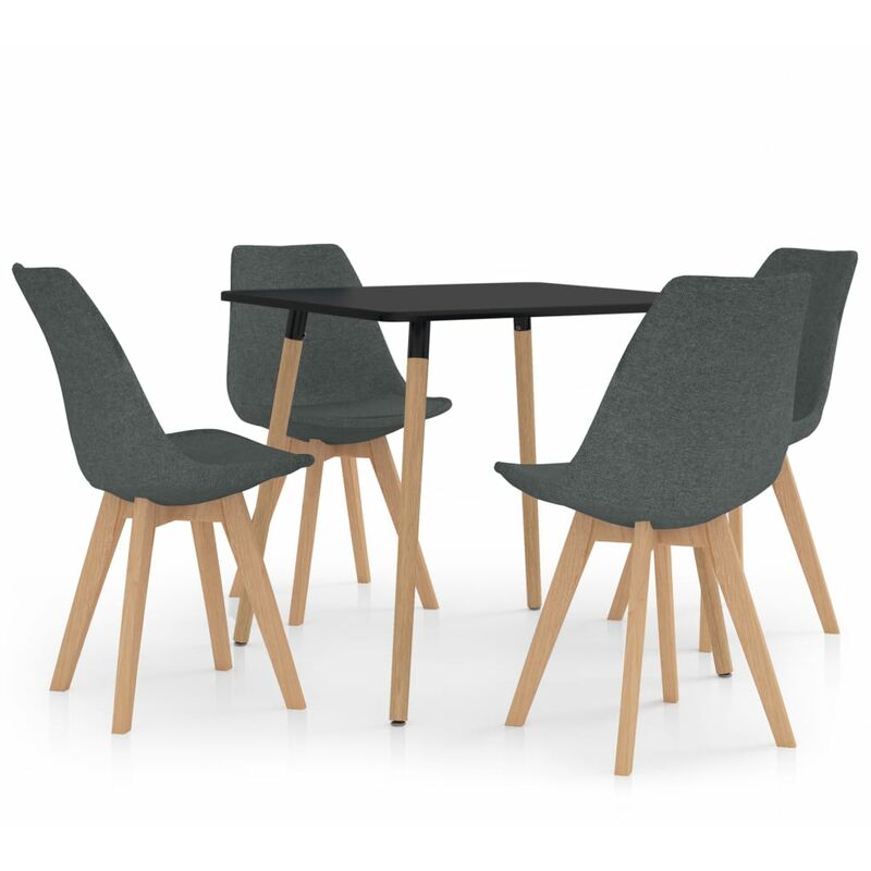 

Juego de comedor 5 piezas gris claro