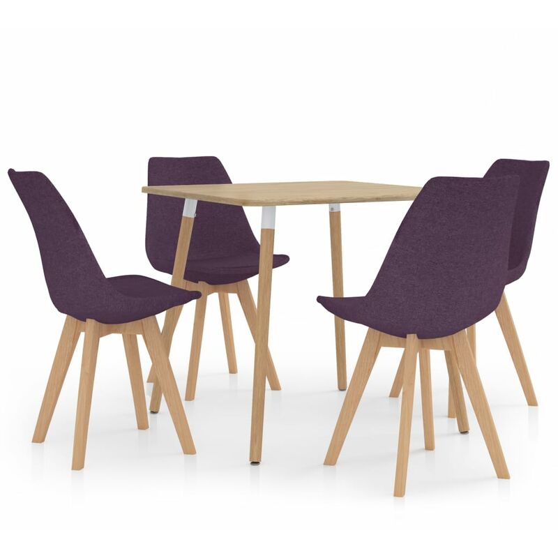 

Juego de comedor 5 piezas morado