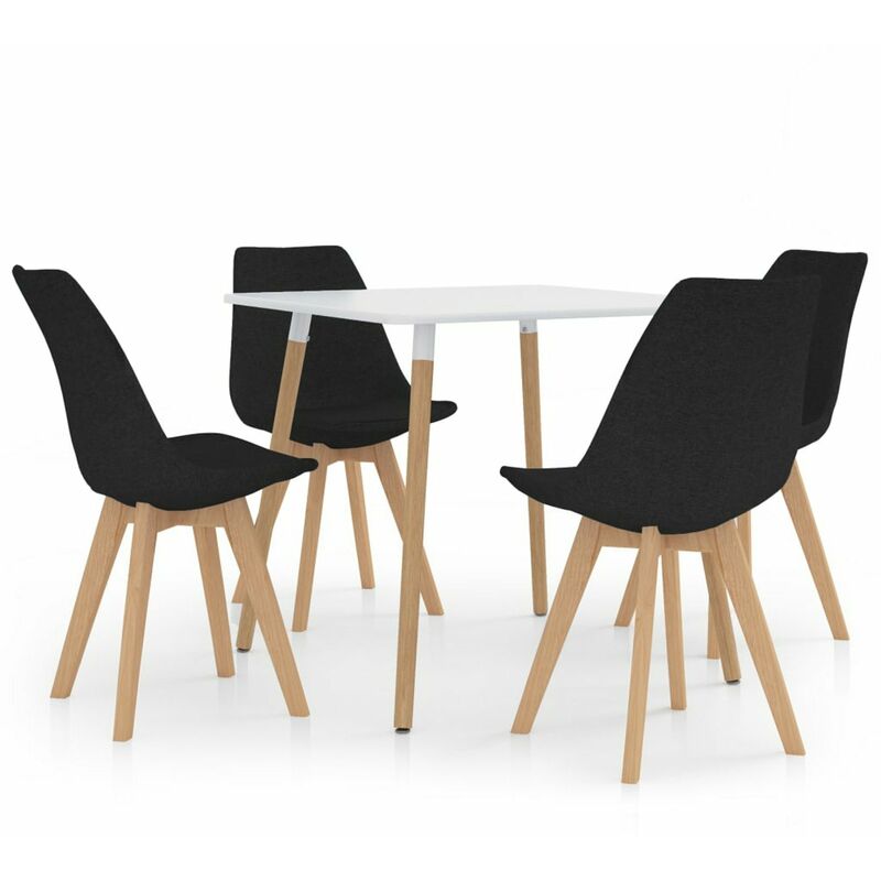 

Juego de comedor 5 piezas negro