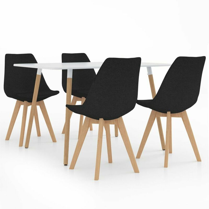 

Juego de comedor 5 piezas negro