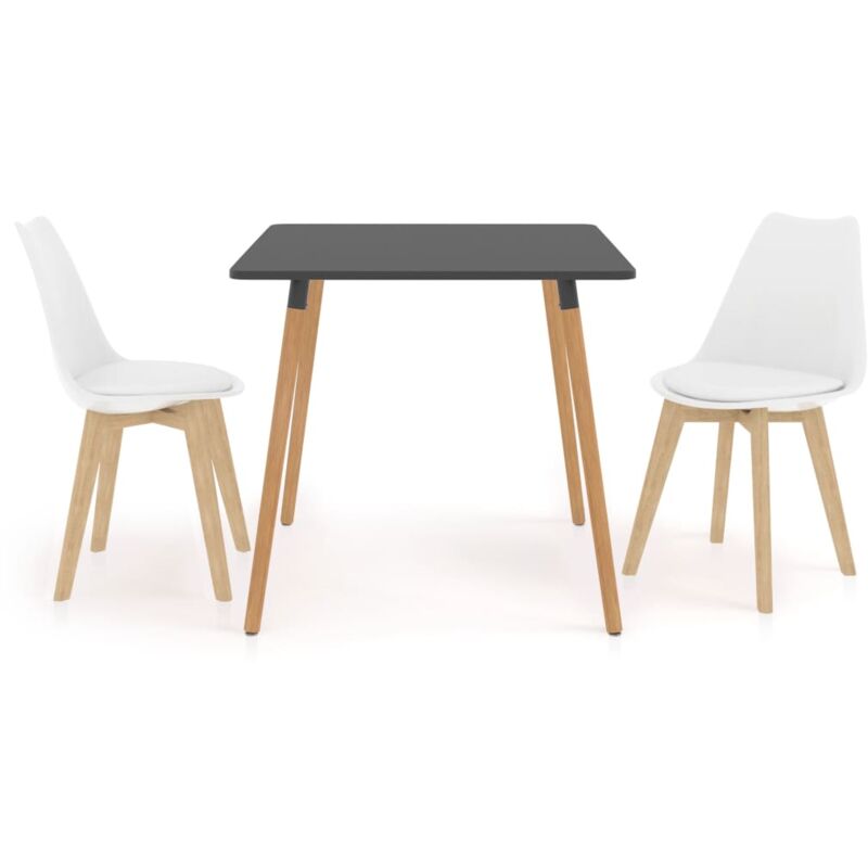 

Vidaxl - Juego de Comedor 3 Piezas Blanco Modelo 3 - Blanco