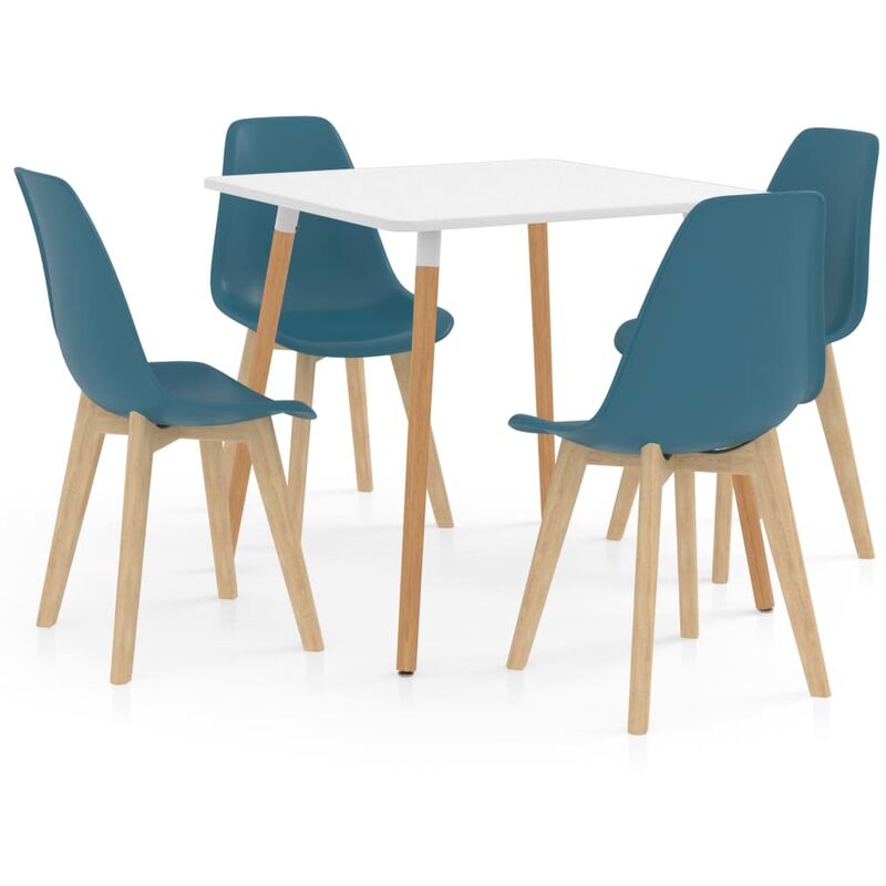 

Youthup - Juego de comedor 5 piezas turquesa - Turquesa