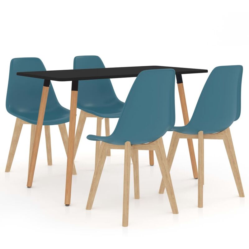 

Youthup - Juego de comedor 5 piezas turquesa - Turquesa