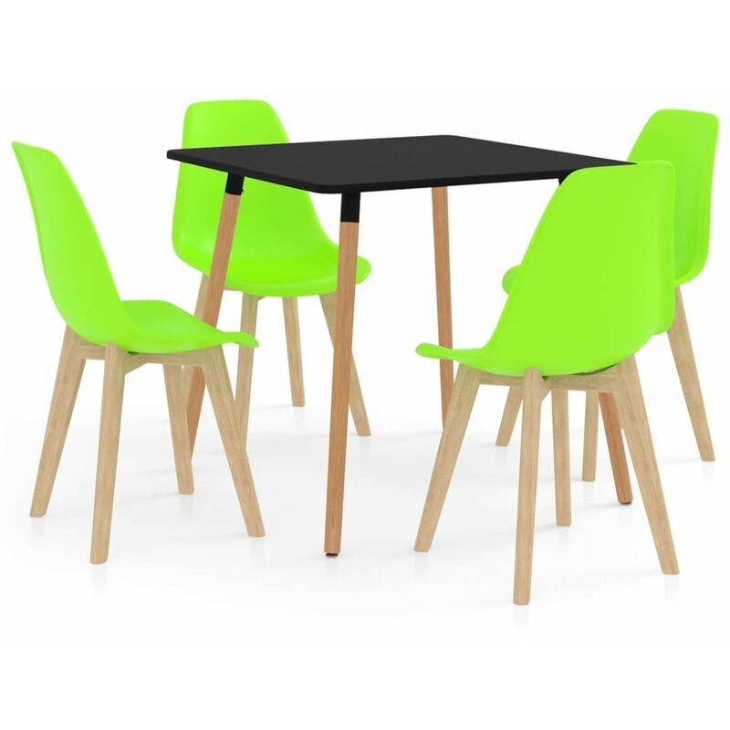 

Happyshopping - Juego de comedor 5 piezas verde