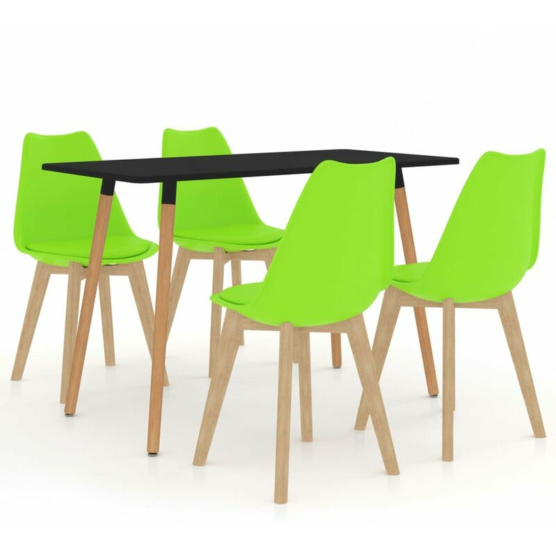 

Happyshopping - Juego de comedor 5 piezas verde