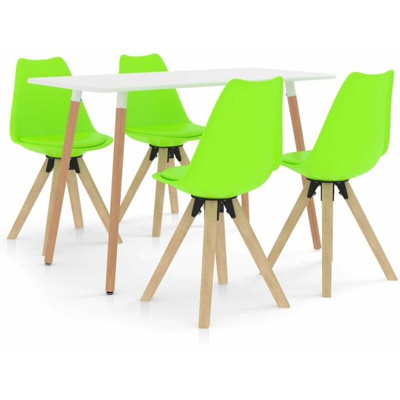 

Happyshopping - Juego de comedor 5 piezas verde