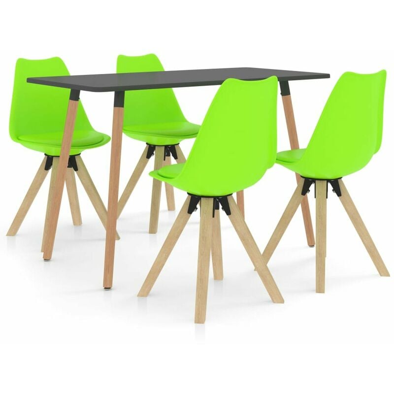 

Happyshopping - Juego de comedor 5 piezas verde