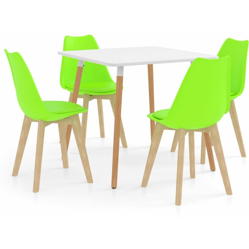 

Juego de comedor 5 piezas verde