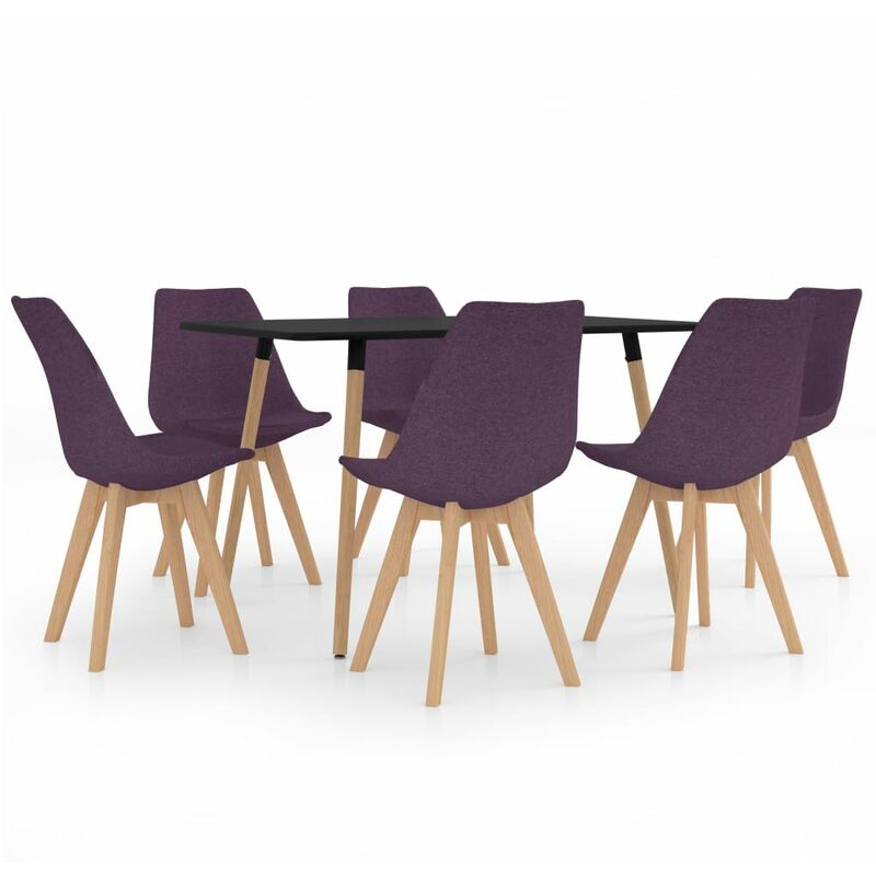 

Juego de comedor 7 piezas morado