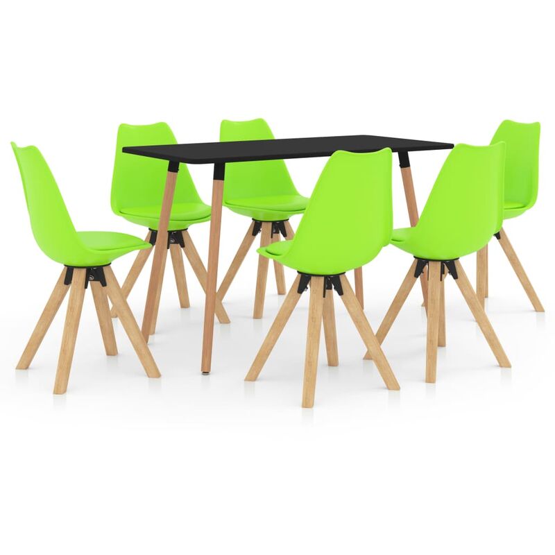 

Juego de comedor 7 piezas verde