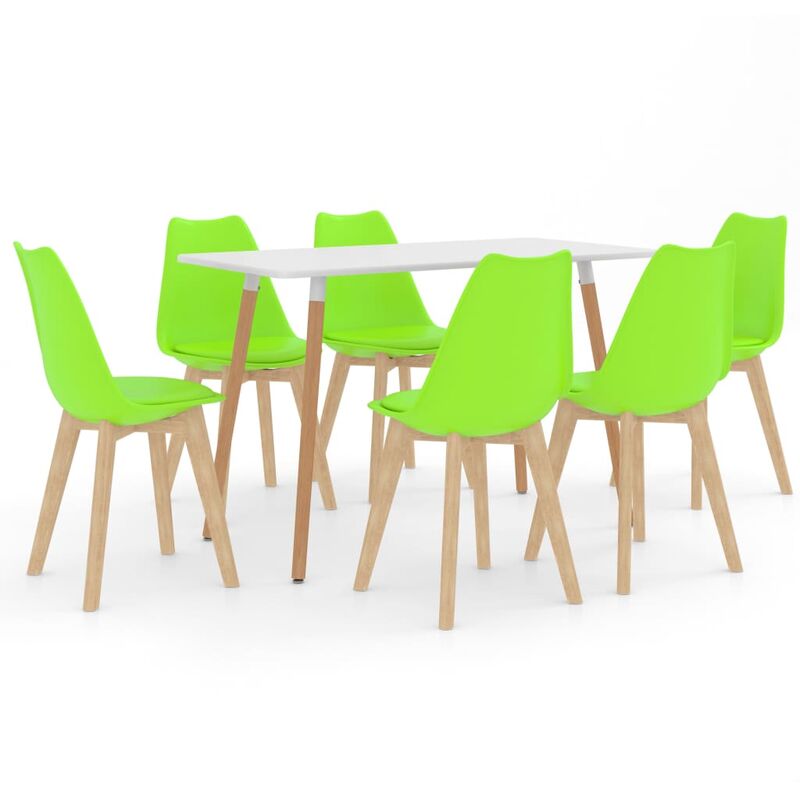 

Juego de comedor 7 piezas verde