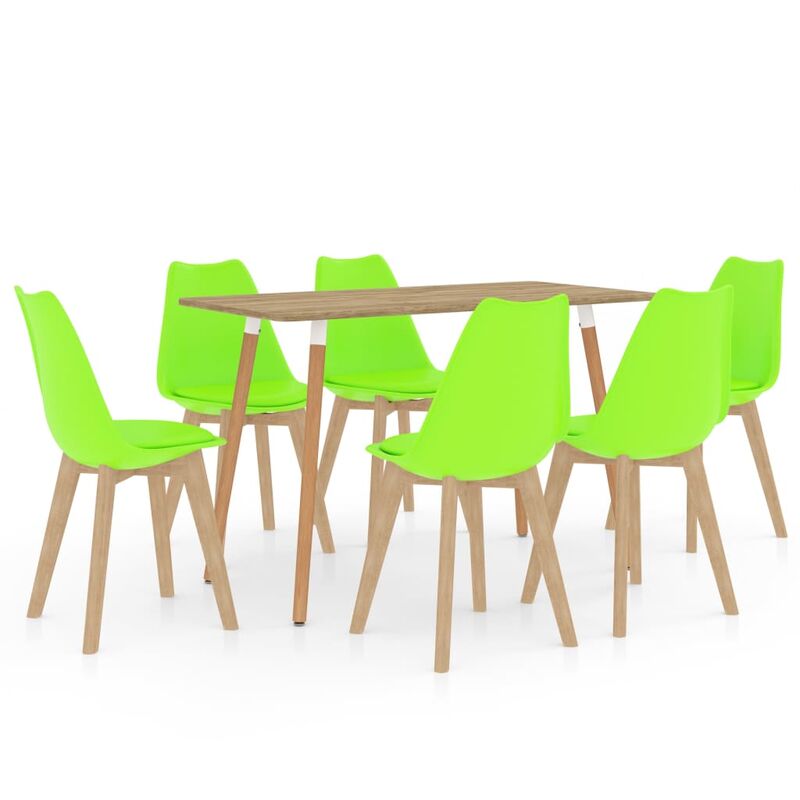 

Juego de comedor 7 piezas verde