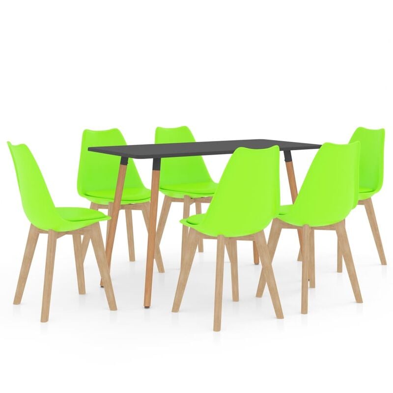 

Juego de comedor 7 piezas verde