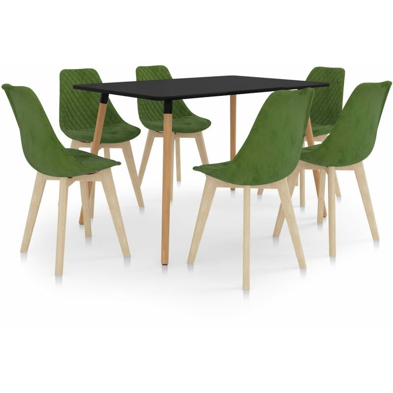 

Juego de comedor 7 piezas verde claro