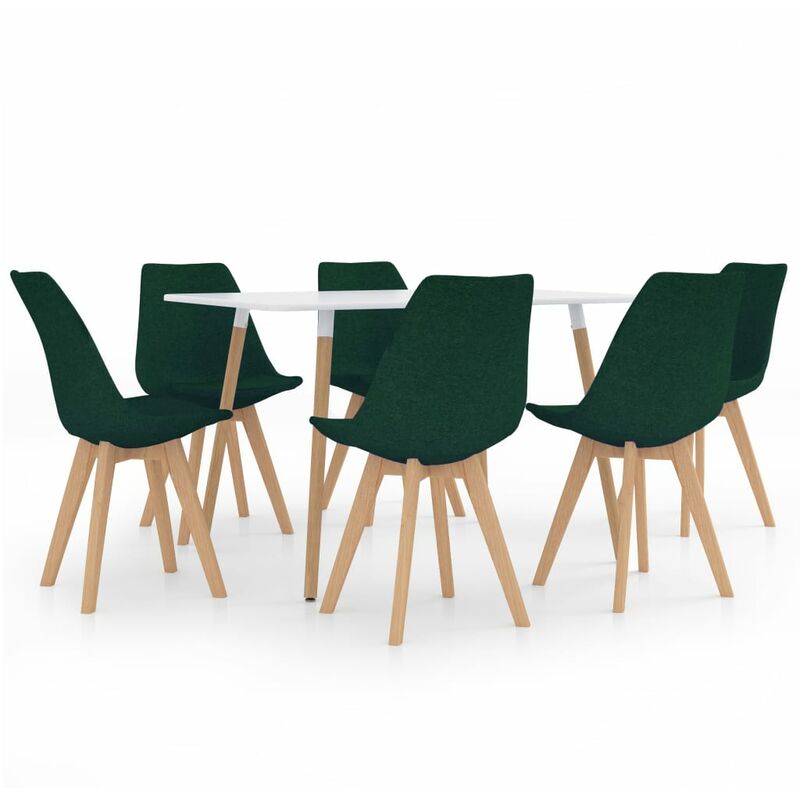 

Juego de comedor 7 piezas verde oscuro