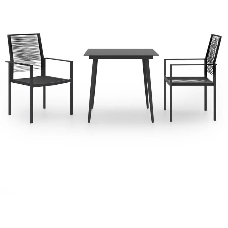 

Juego de comedor para jardín 3 piezas
