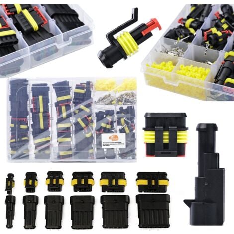 Juego de conectores eléctricos herméticos 708 uds.