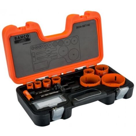 JUEGO DE CORONAS SANDFLEX BIMETAL 3834-SET-92 - BAHCO