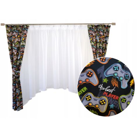 Juego de cortinas para habitación juvenil, diseño de JUEGO DE PAGO DE JUEGOS