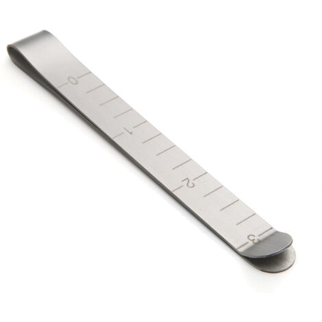 Juego de costura de 20 pinzas de dobladillo de acero inoxidable, regla de medición de 7,6 cm para pinzas de acolchado, accesorios para sujetar con alfileres y marcar.