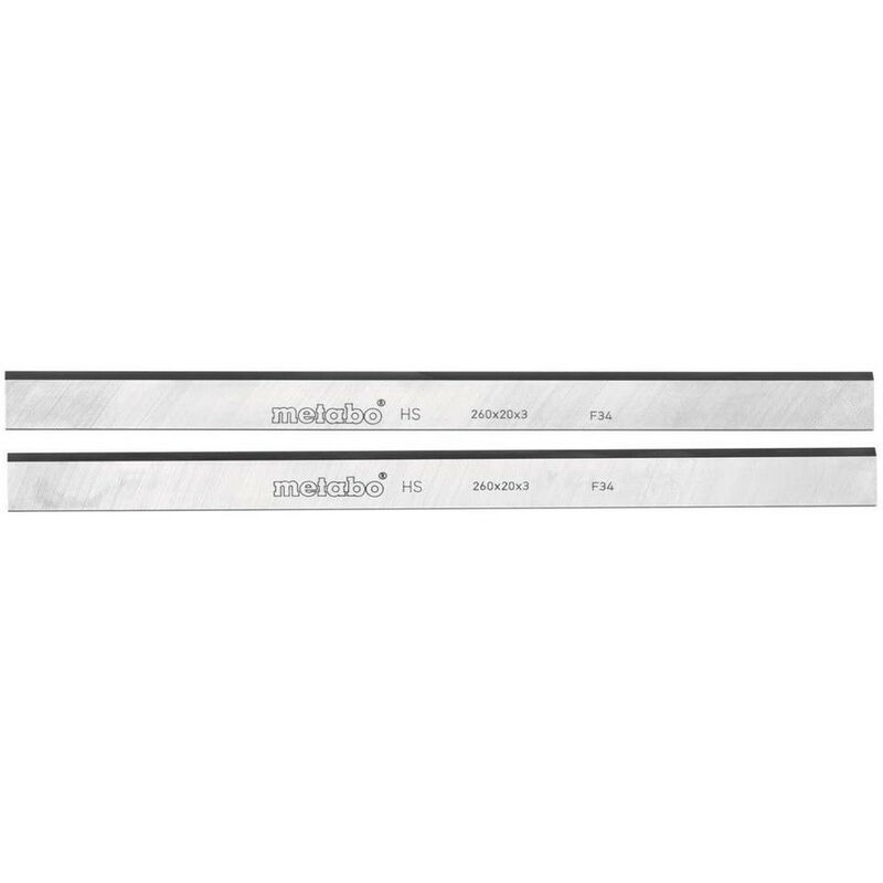 

2 cuchillas de cepillo HSS 260 x 20 x 3 mm para HC 260 C/M/K - Metabo