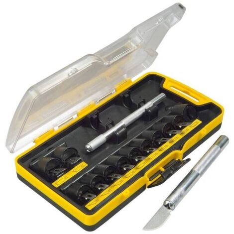 JUEGO DE CUCHILLOS DE MODELO STANLEY PARA HOBBY METAL